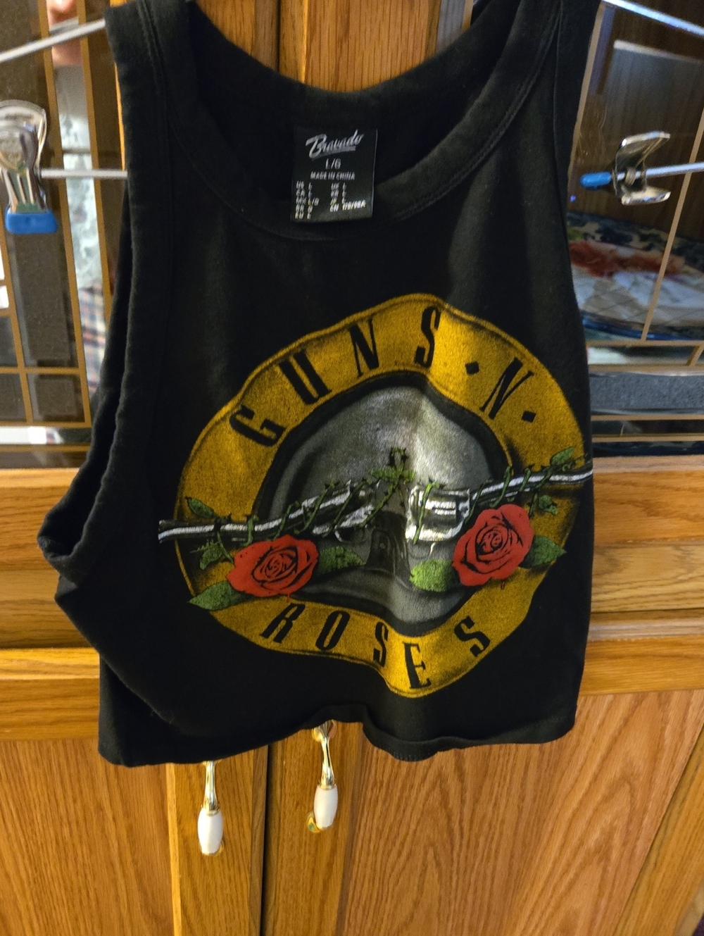 Guns N' Roses  Small Black Graphic Tank Top - Band Logo